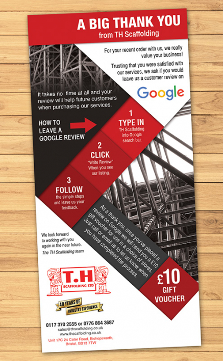 leaflet design service