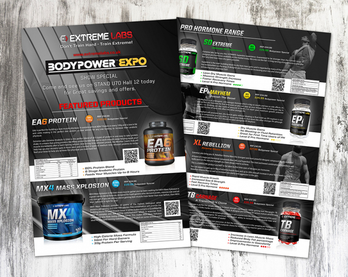 design for leaflets and flyers