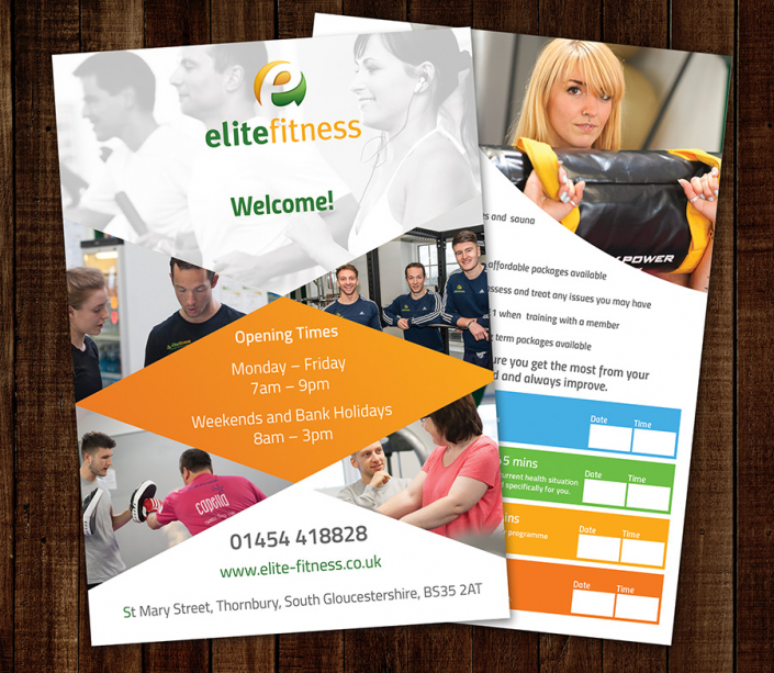 graphic design for leaflets